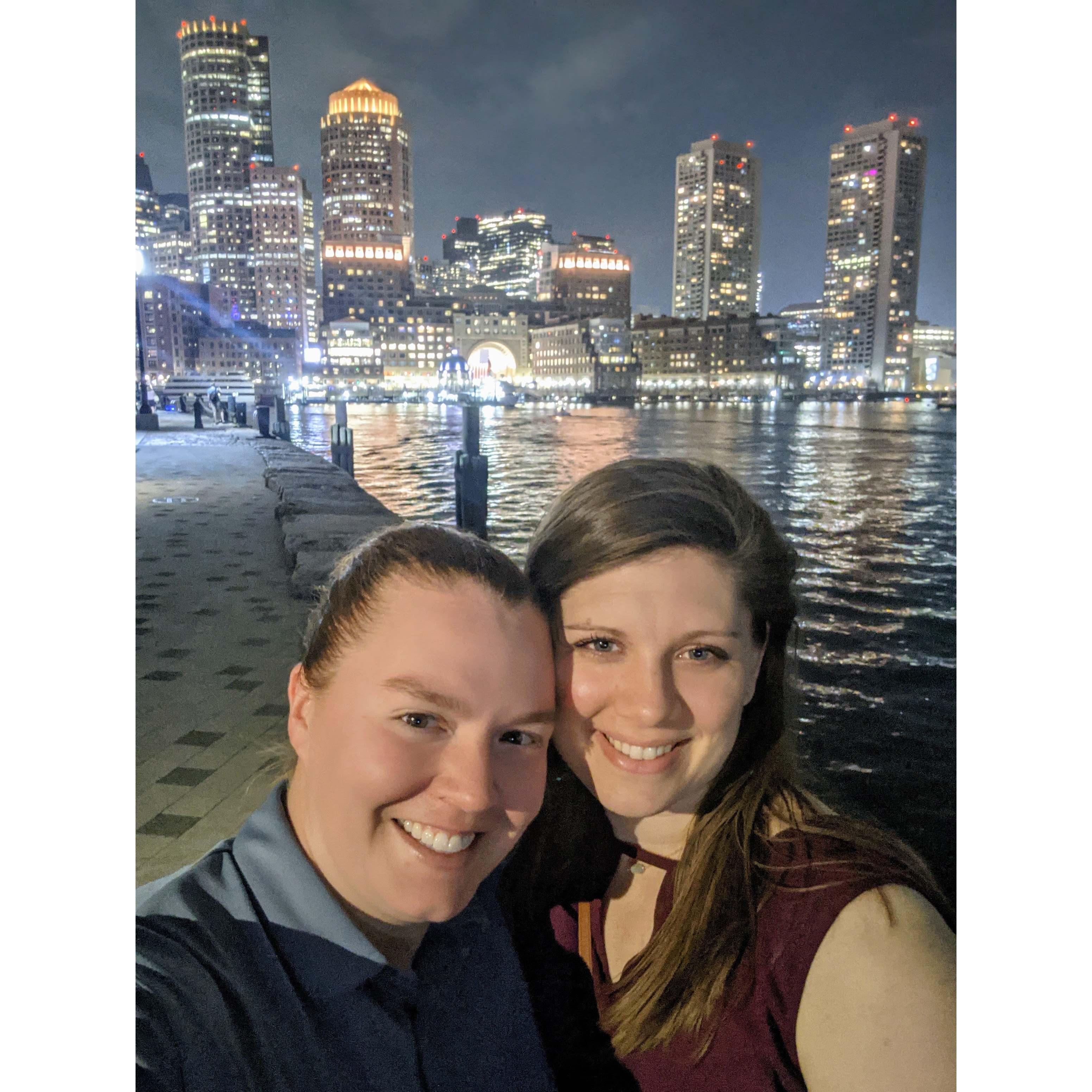 First date night after we moved back to Boston!