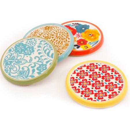 The Pioneer Woman Flea Market 3.87" Stoneware Coaster
