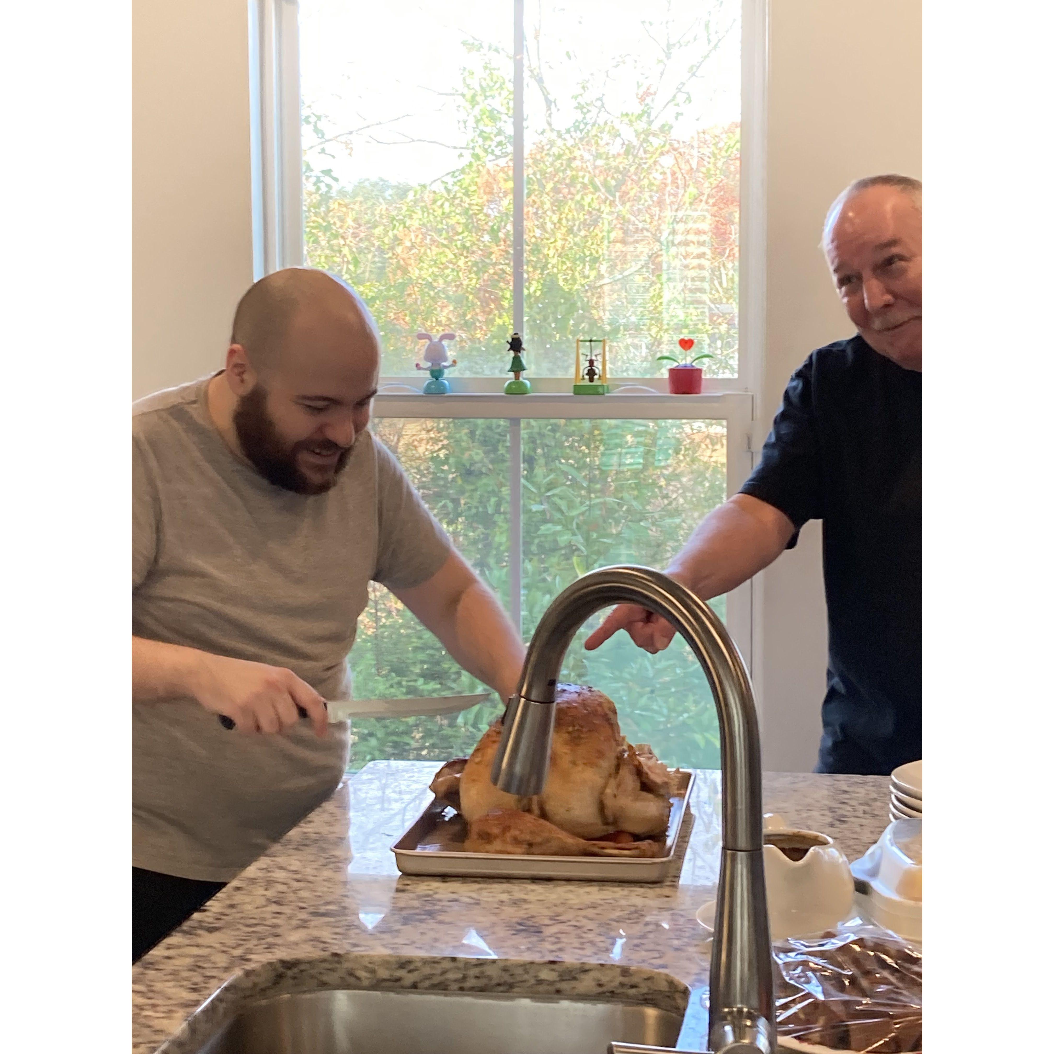 Thanksgiving 2024! Patrick made the turkey and it was a big hit!