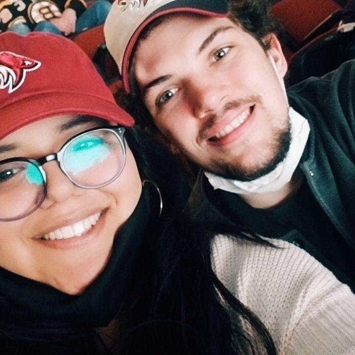 First outing after Covid. Hockey Game