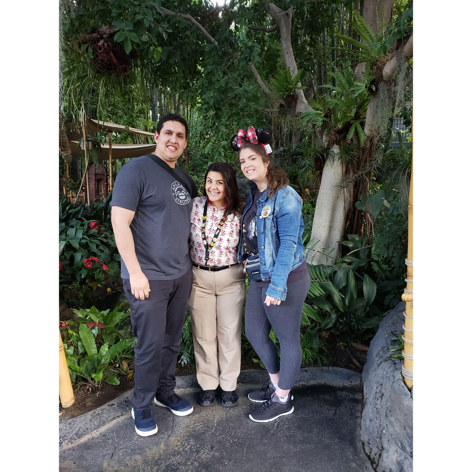 Us with our FAVORITE Disneyland pin trader, Vicky!!