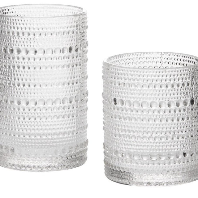 Double Old Fashioned Clear Jupiter Bar Glass