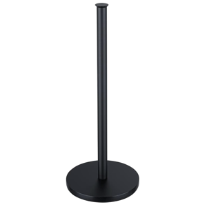 JQK Toilet Paper Storage Stand Matte Black, 304 Stainless Steel Thicken 0.8mm Tissue Reserve Holder 3 Rolls Dispenser for Bathroom, TPS180-PB
