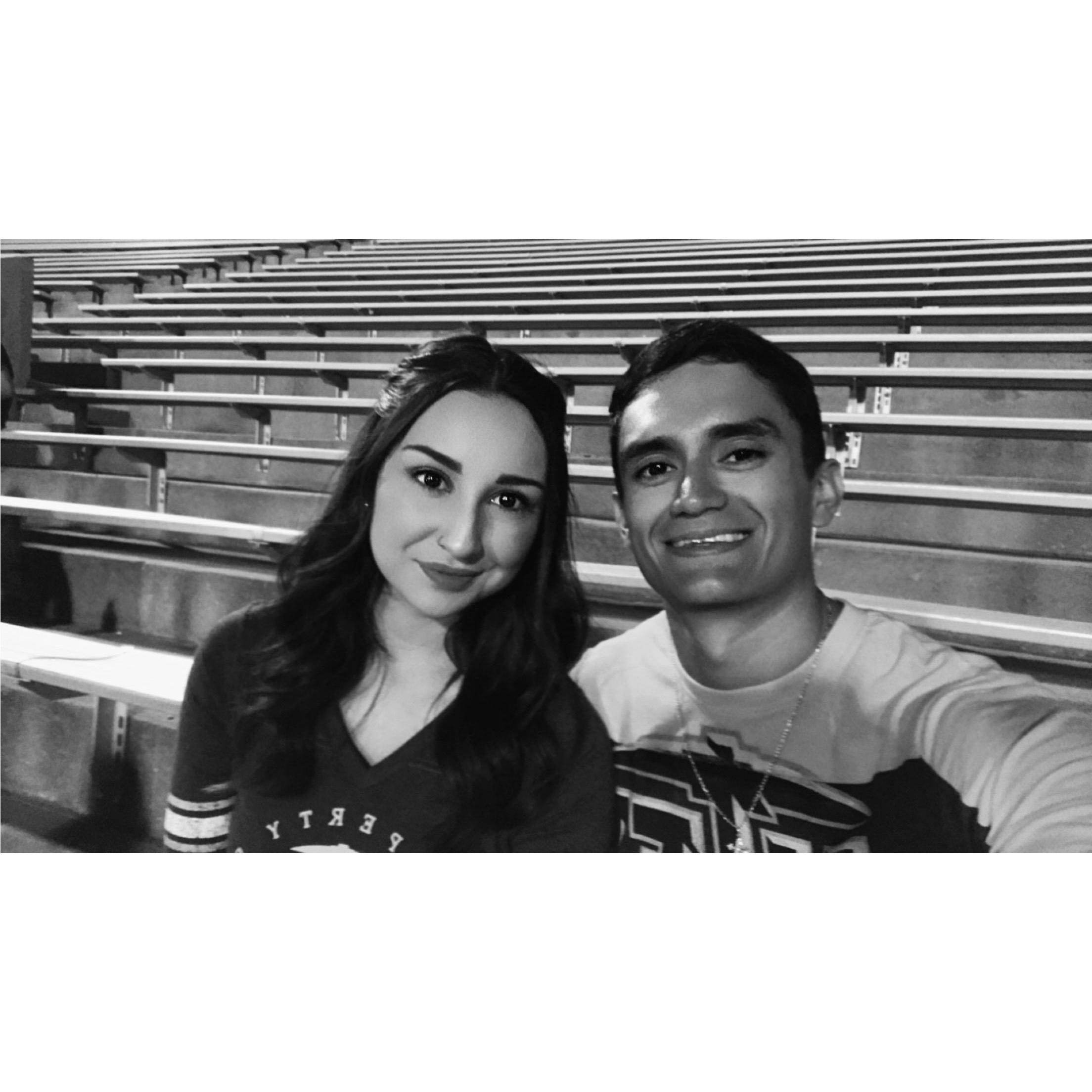 The first picture we took together 📸