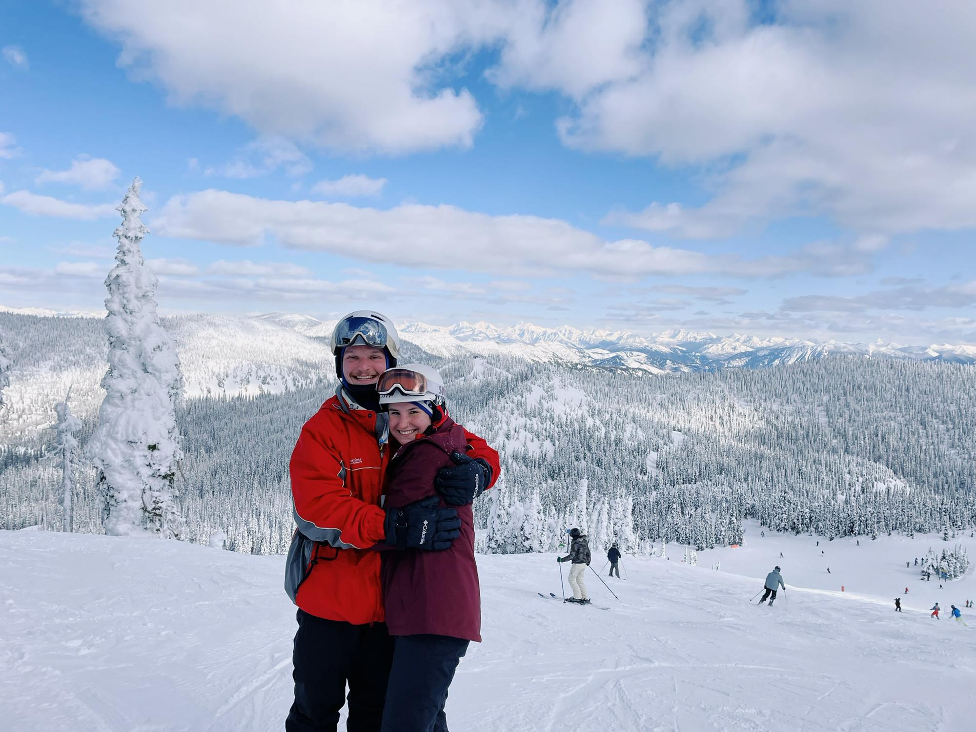 We went and visited some friends up and Montana and skied for the very first time together this past season!
