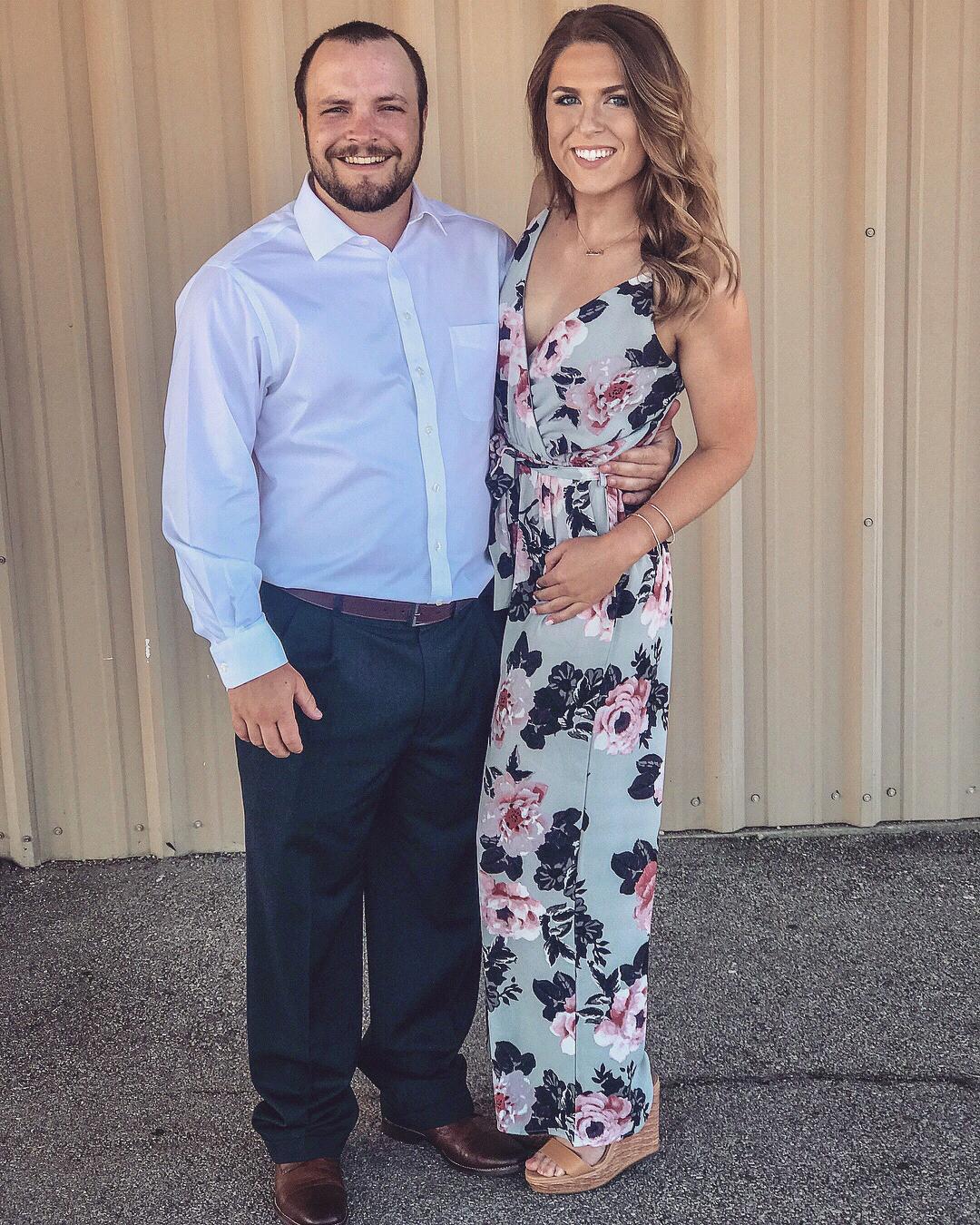 DJ and Katie attend his cousin Brittany’s wedding in summer 2018.