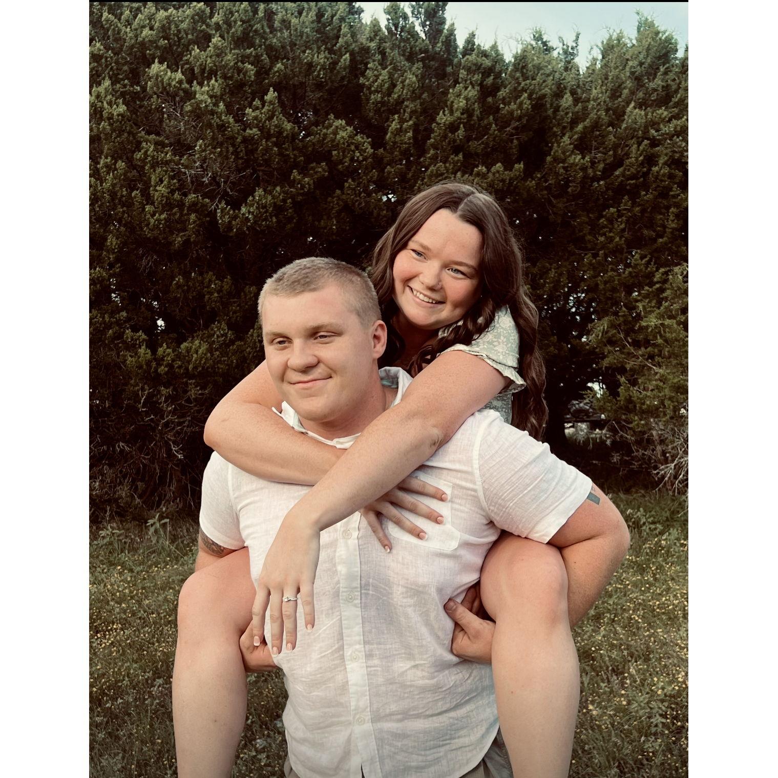 We got engaged!