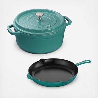 3-Piece Cocotte and Fry Pan Set