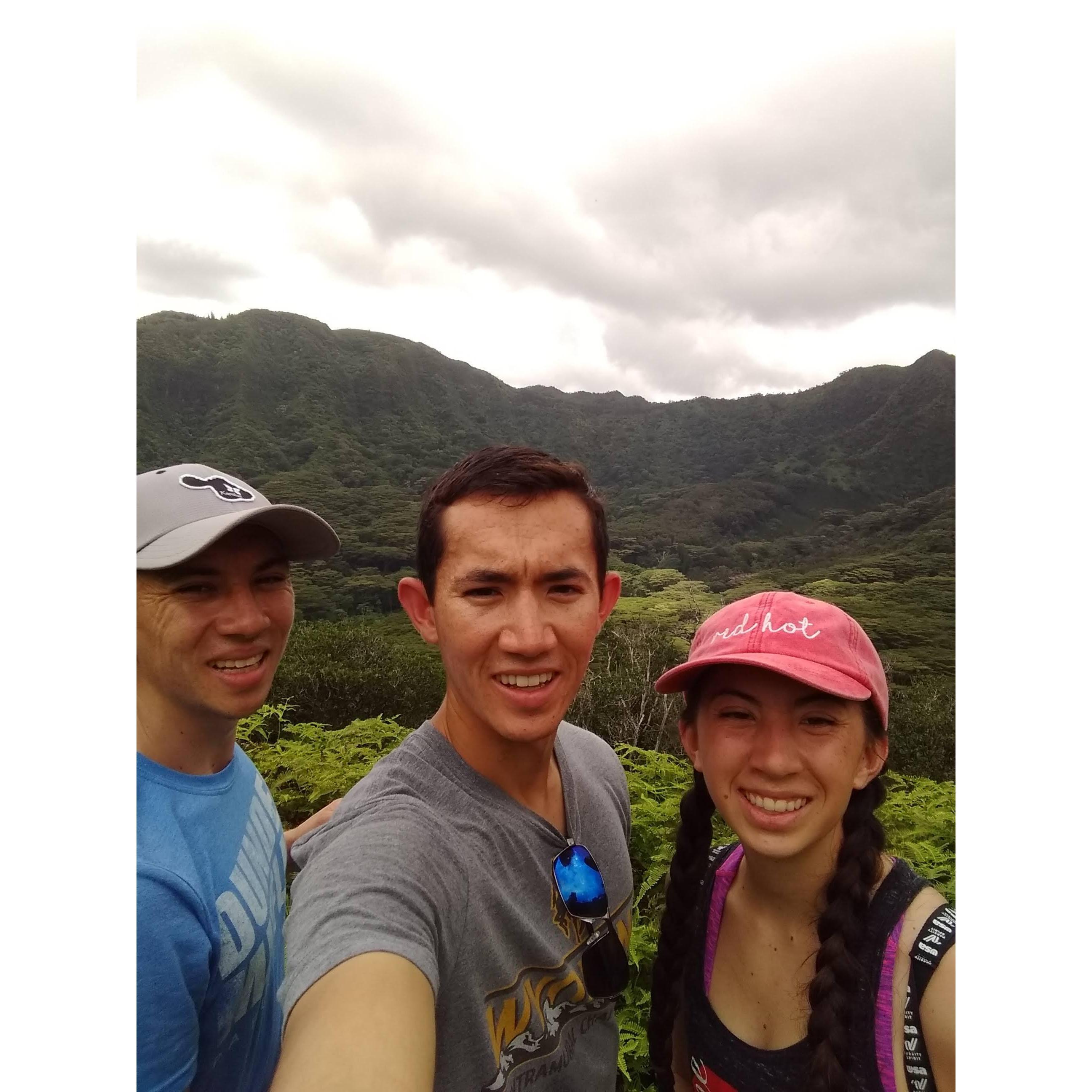 William and siblings Edward and Christiana in Hawaii!