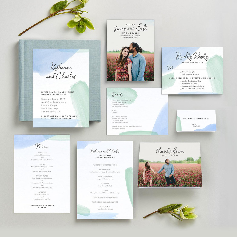 Riverside Type | Black | Zola Save The Dates