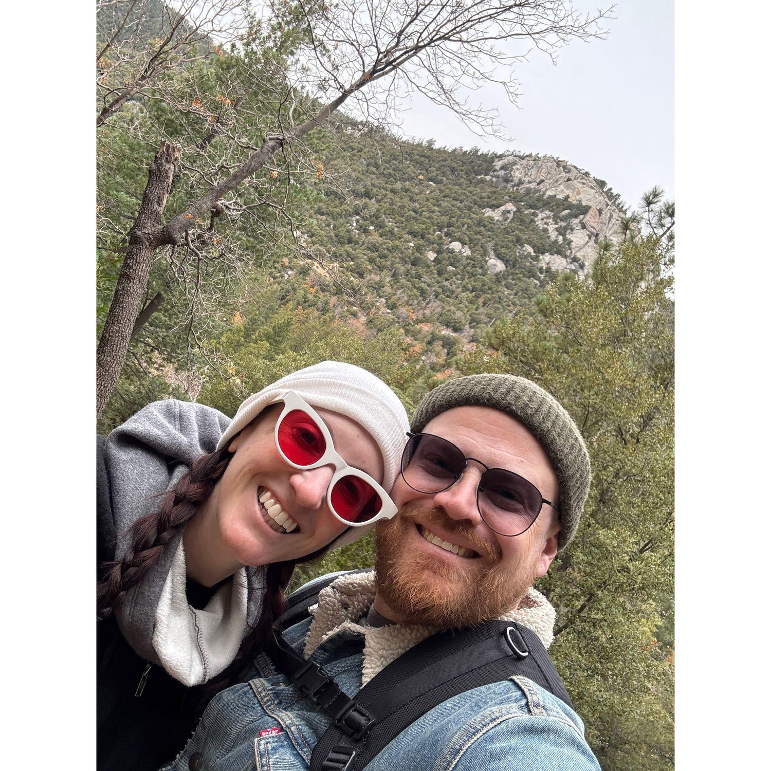 Idyllwild with Carly's swollen nose [left-center]