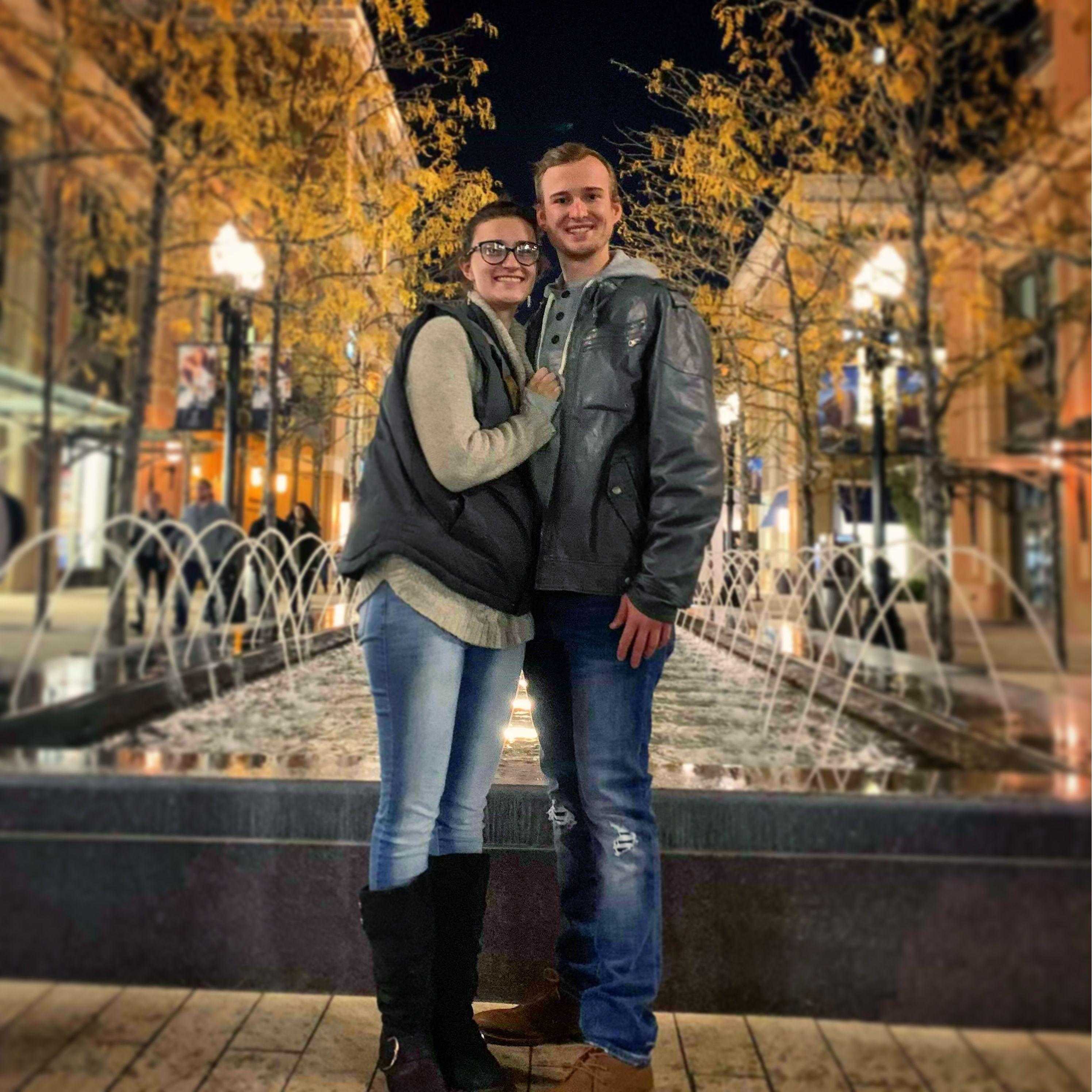 November 2019. Trip to Salt Lake with friends. (Taken 11 days before our one year anniversary.)