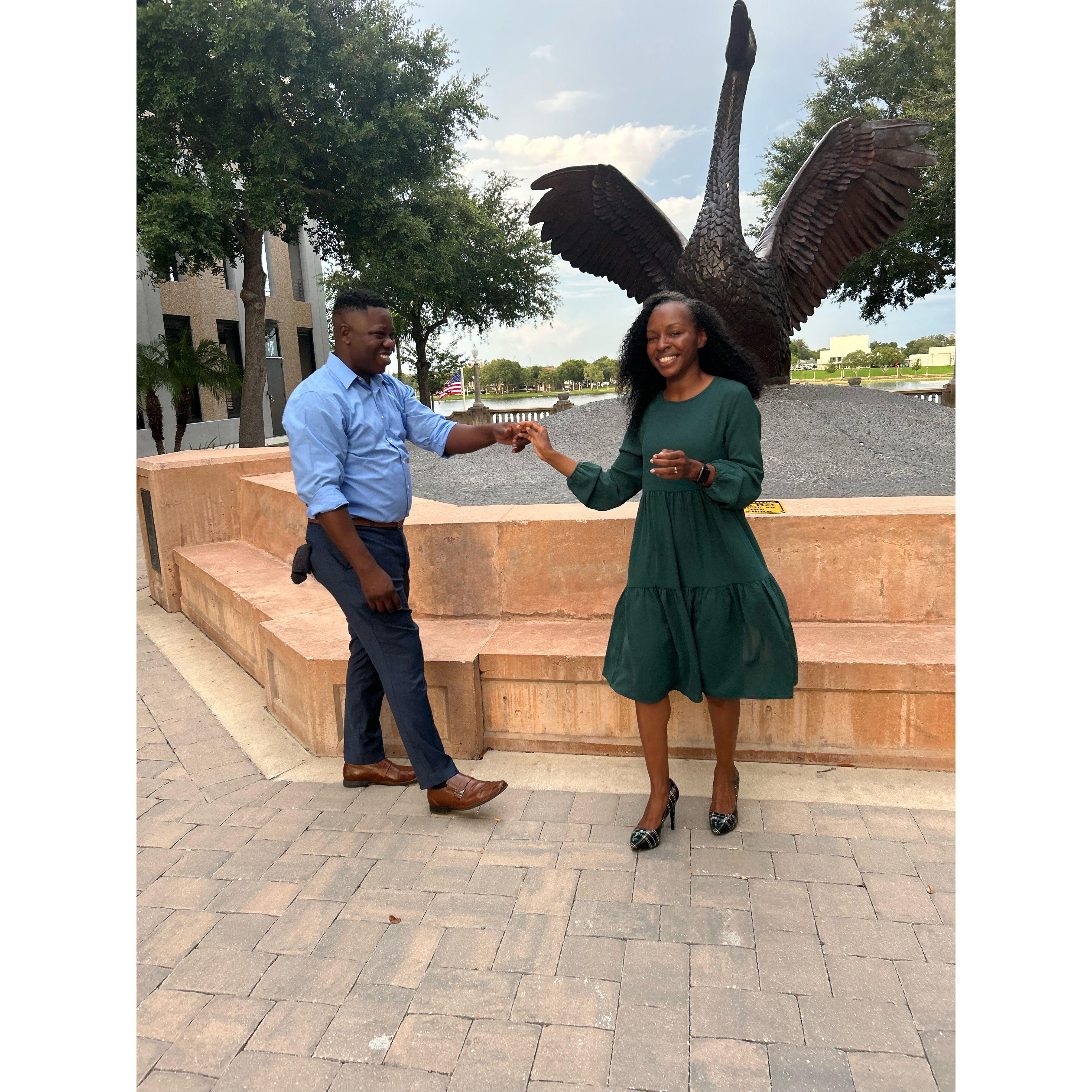 Our first “dance” ❤️