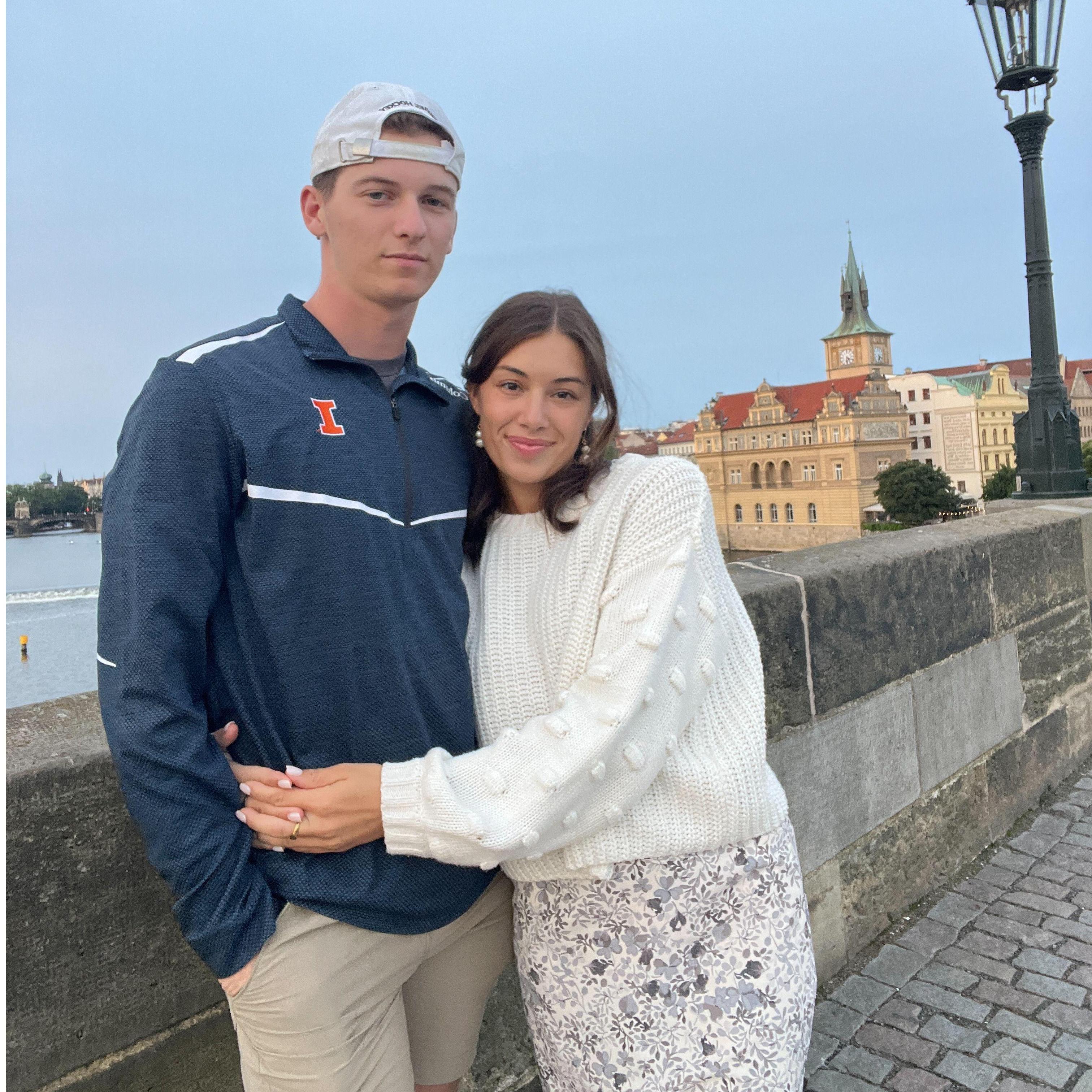 Gab traveled 4,928 miles across the world TWICE to visit Carson during his deployment.  We got to tour so many beautiful cities together!