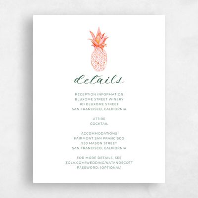 Orange Summer Wedding Enclosure - Camarillo