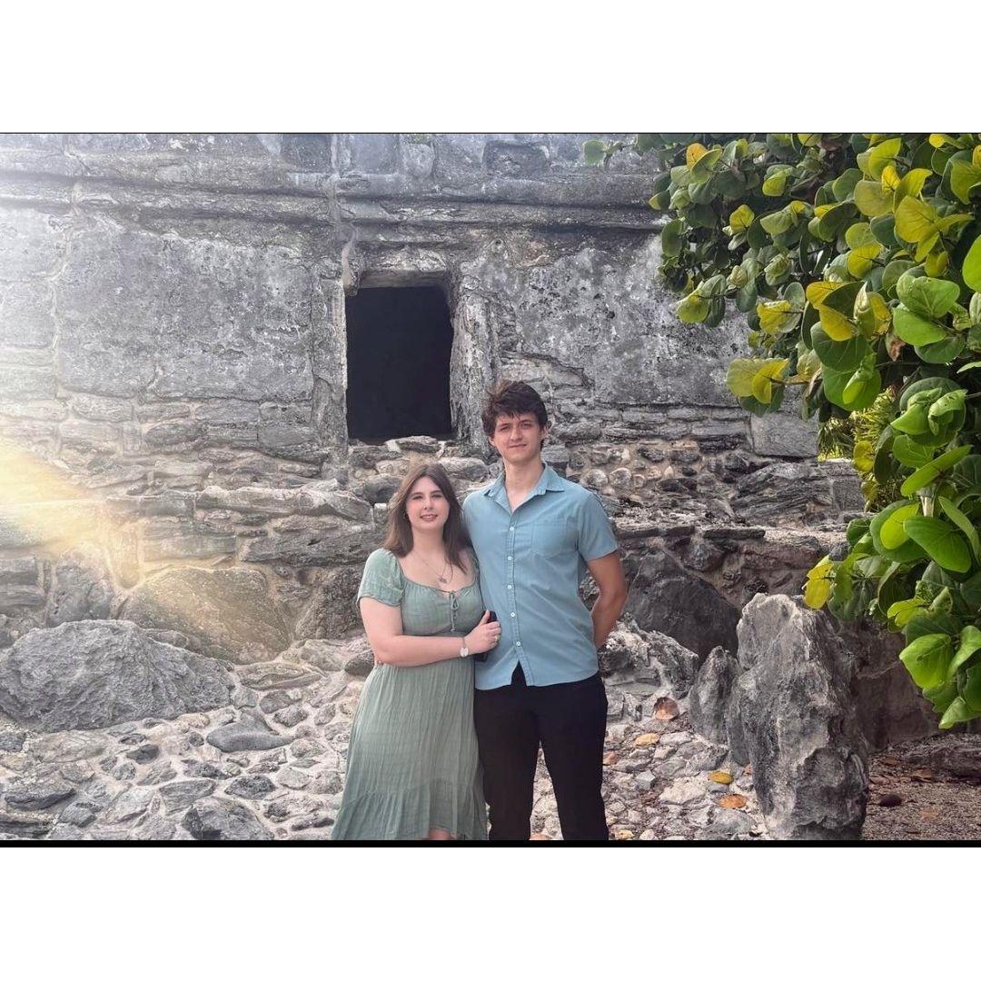 Revisiting the spot we got engaged!