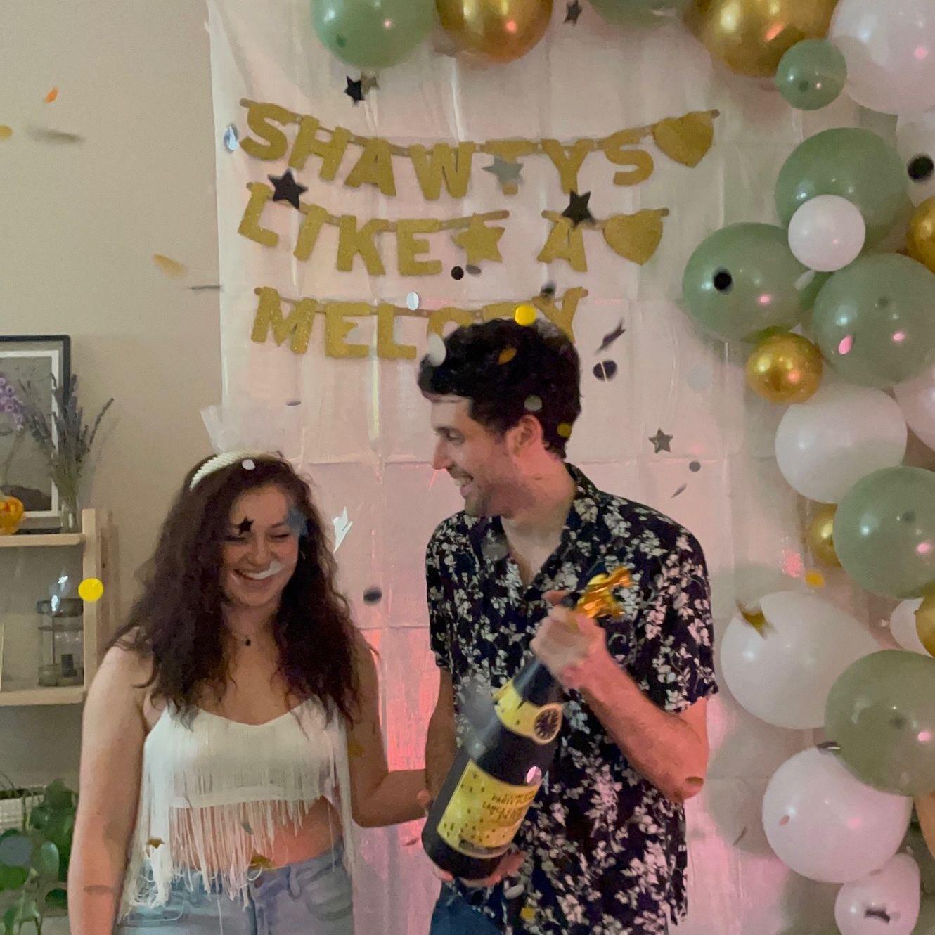 Stephen planned a surprise engagement party in Tennessee