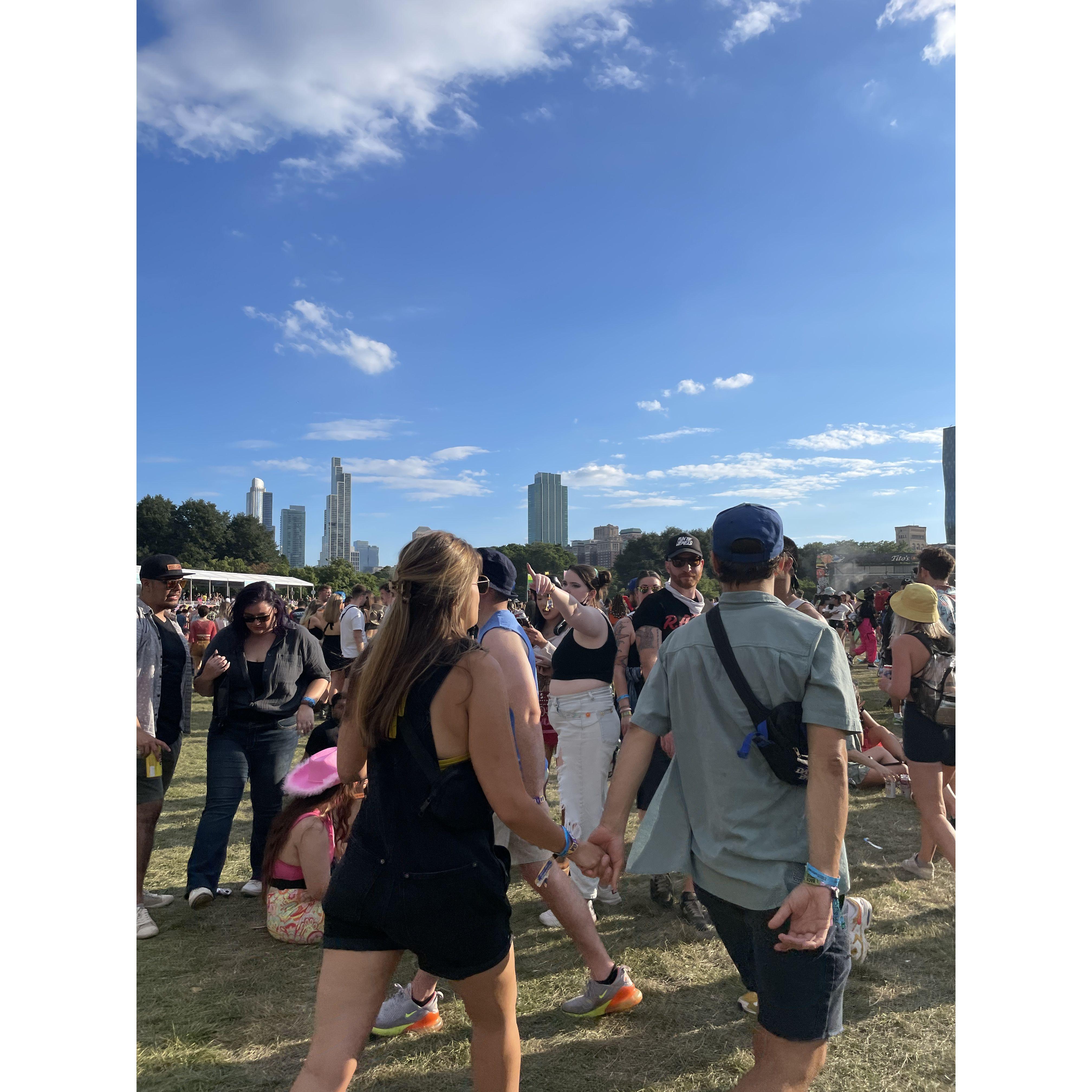 Our first sneaky picture together.