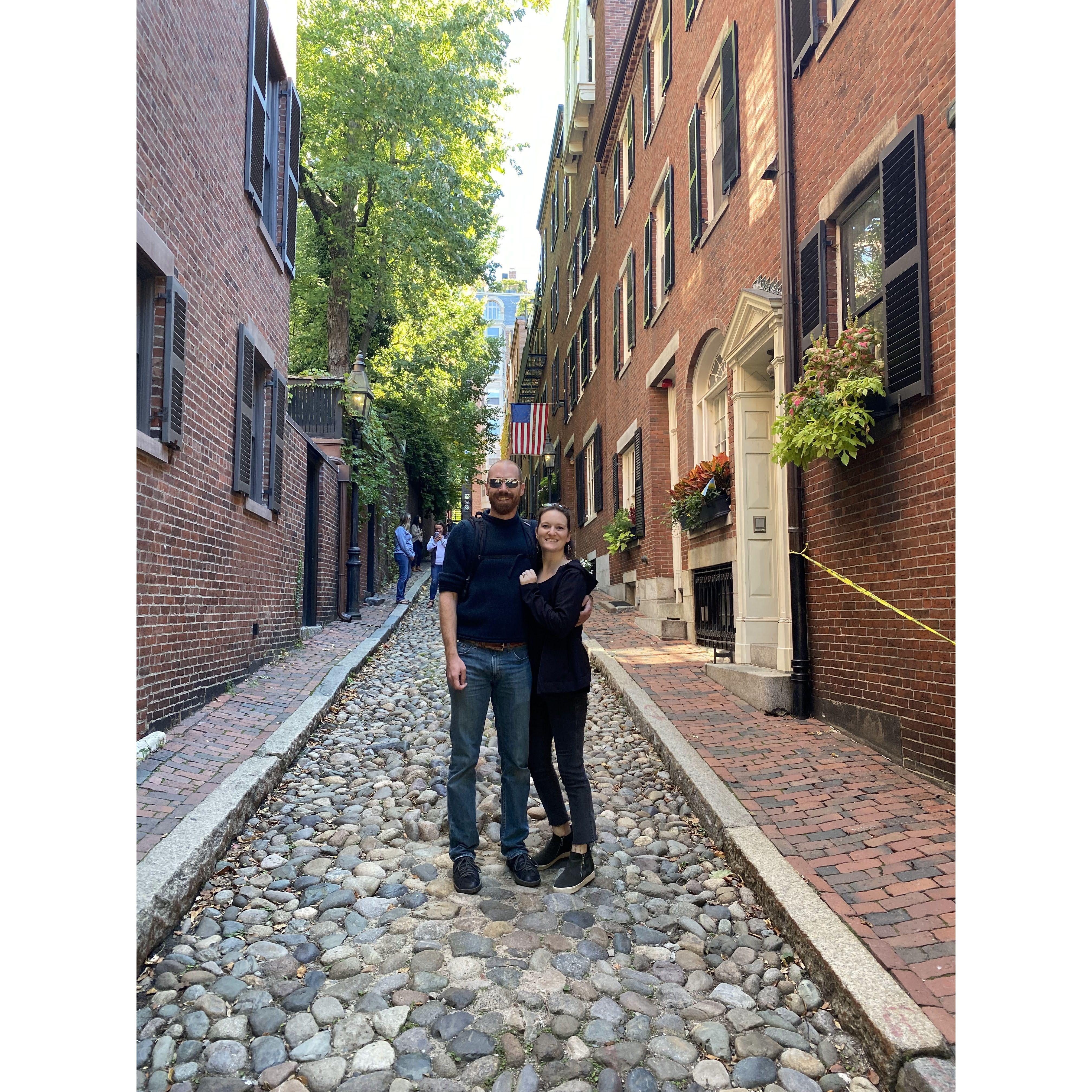 Settling into new England last fall!