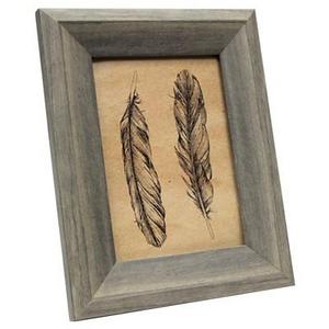 B.P. Industries - 5"x7" Gray Wood Tone Frame