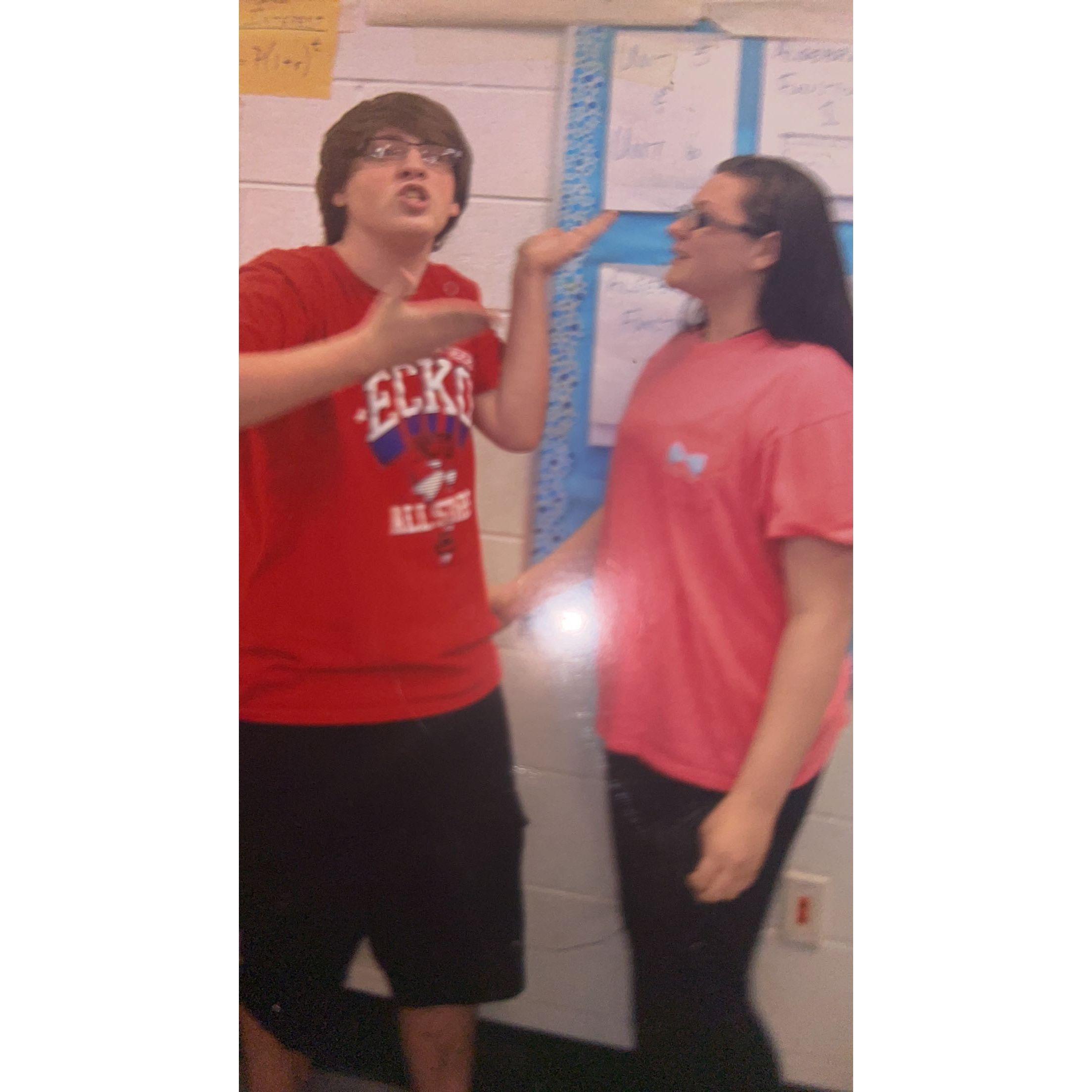 Freshman year...the beginning of a great friendship (and Bree's silent crush on Allen...)