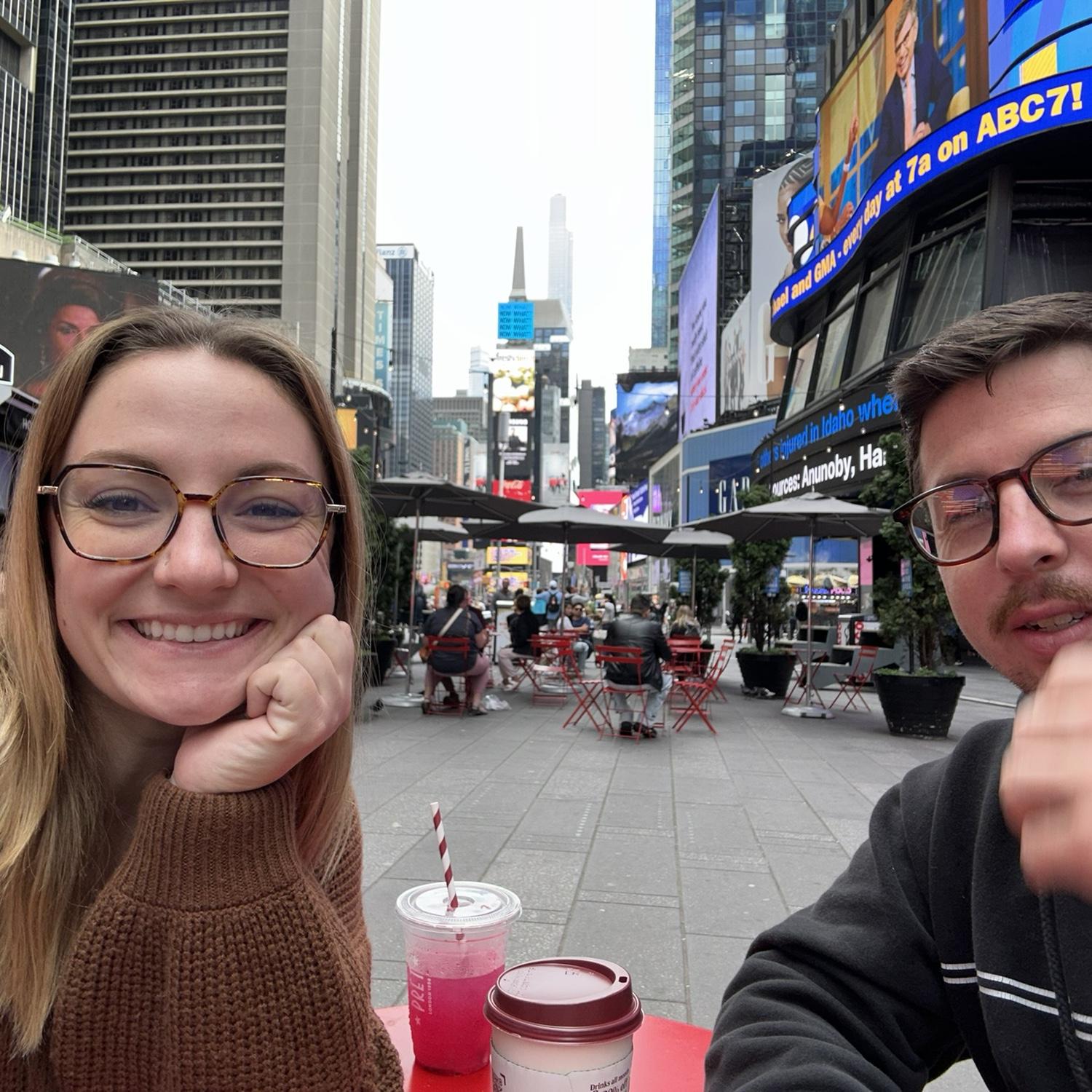 Coffee in times square