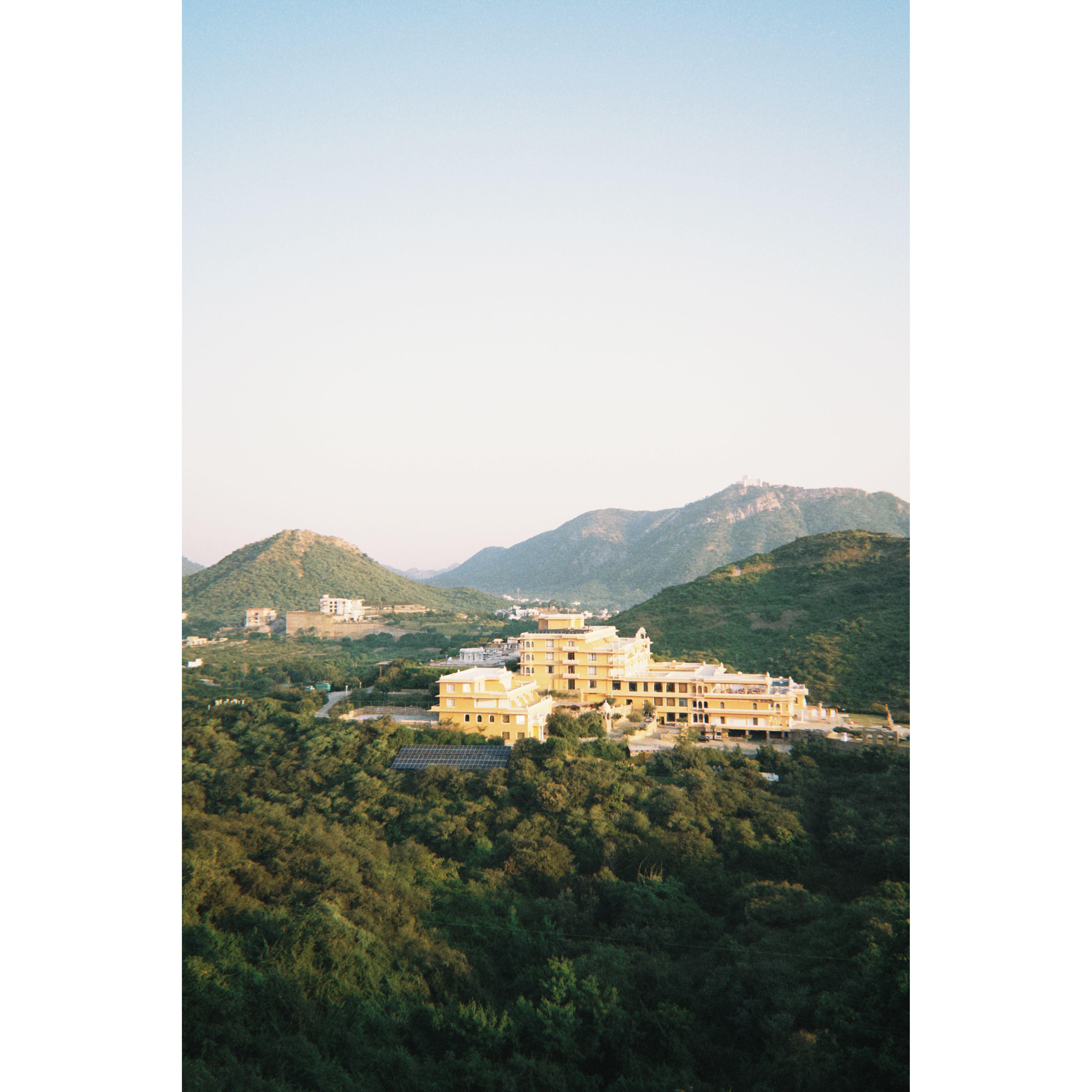 The view of a sister property from the top floor