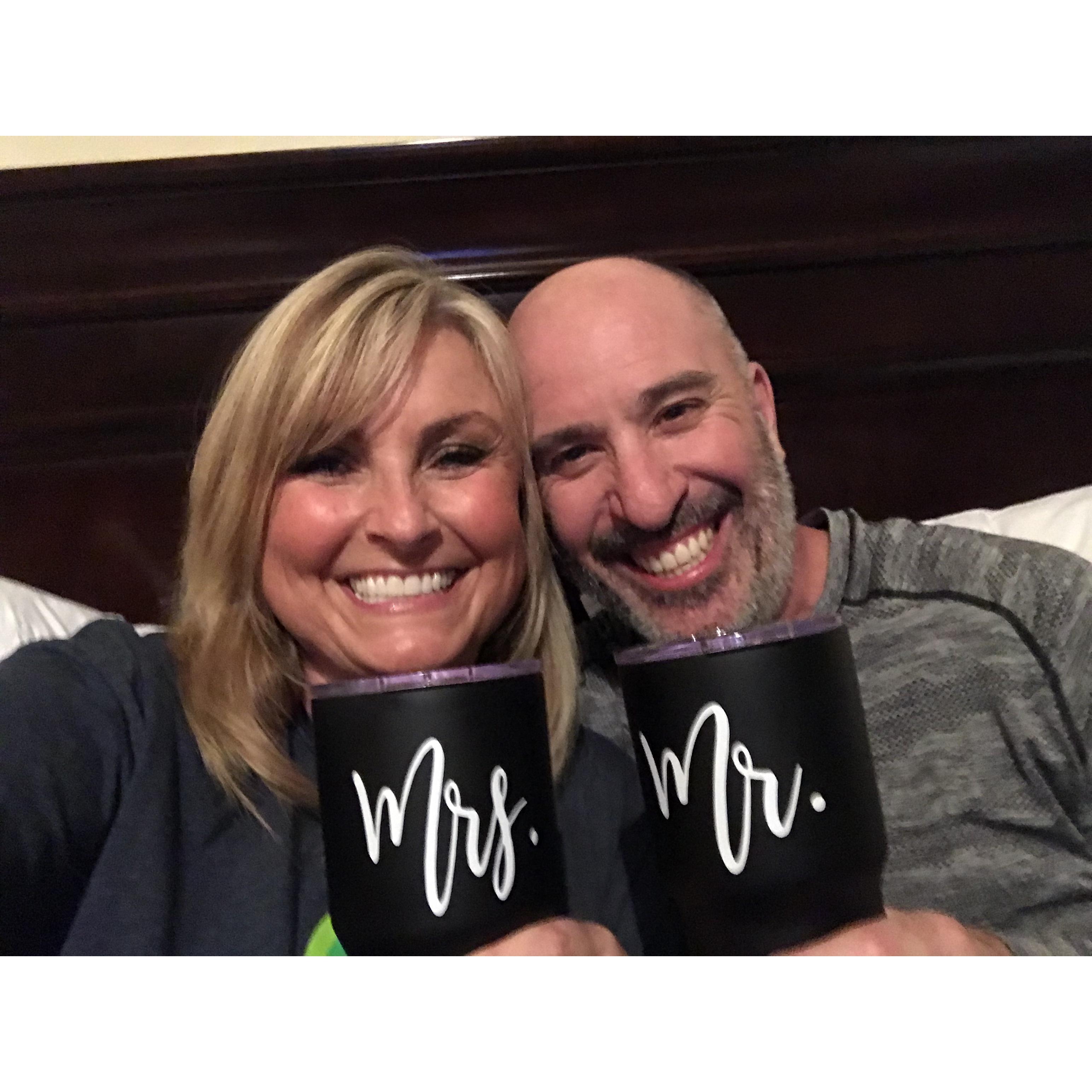 Mr. and Mrs. Melo...and they lived happily ever after! ❤️🥰😍