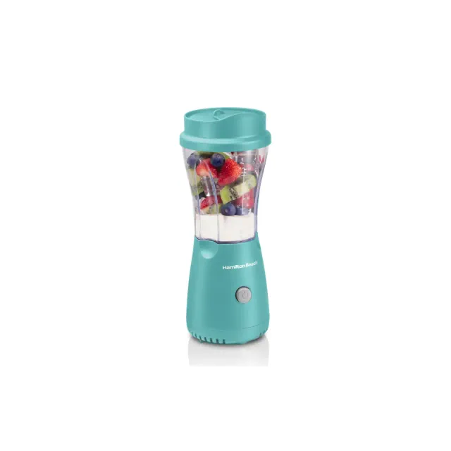 Hamilton Beach Personal Blender with Travel Lid Teal