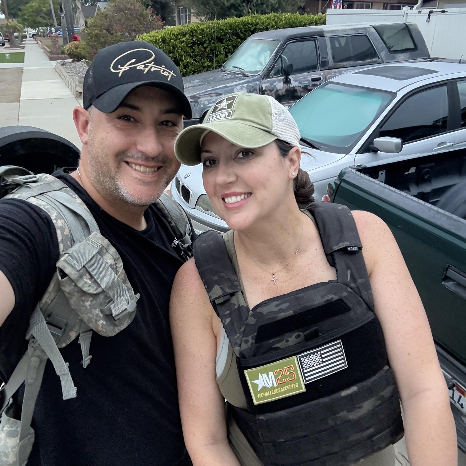 75 hard round 1 and our love for weighted vests and ruck sacks