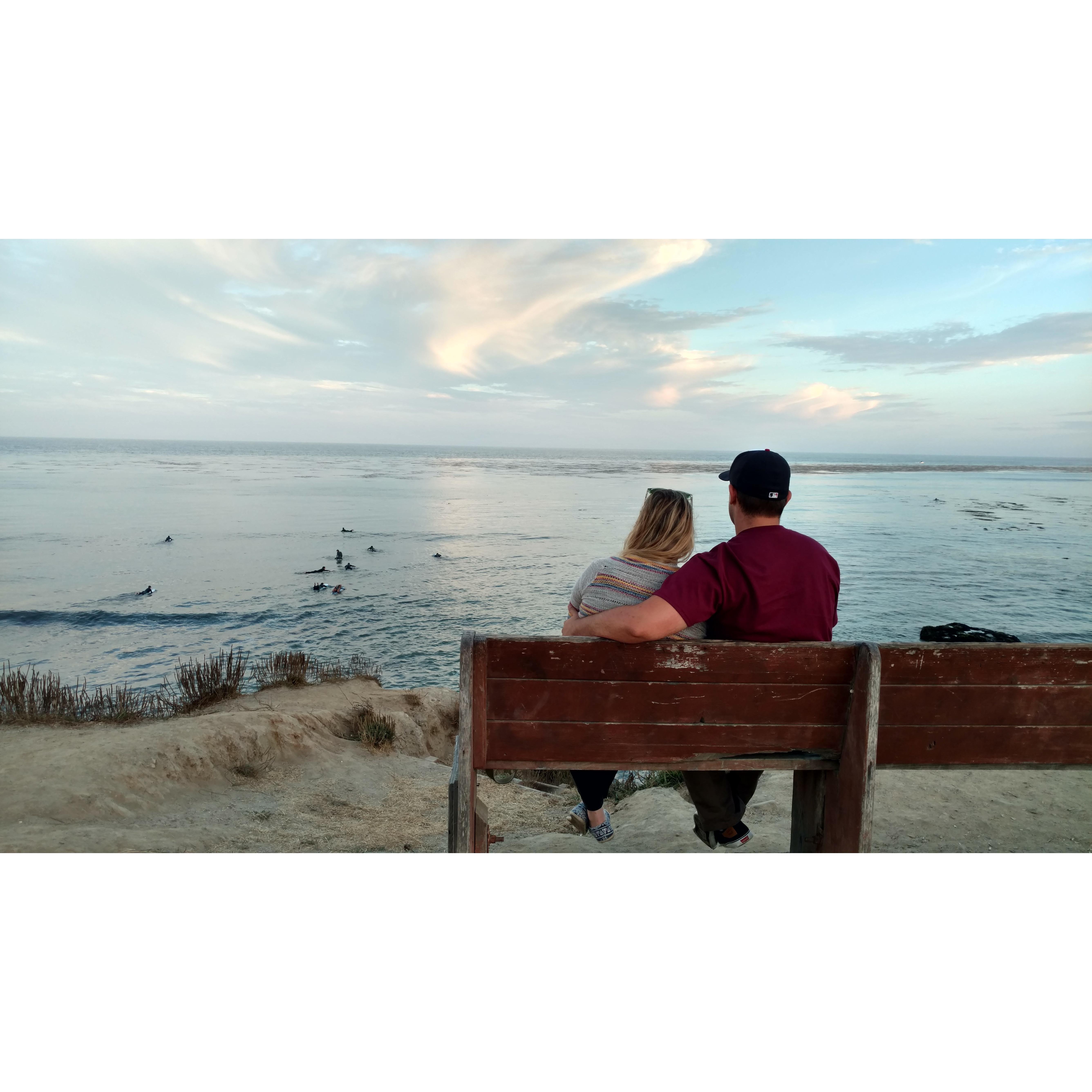 One of our favorite date spots for walks-East Cliff, Santa Cruz.