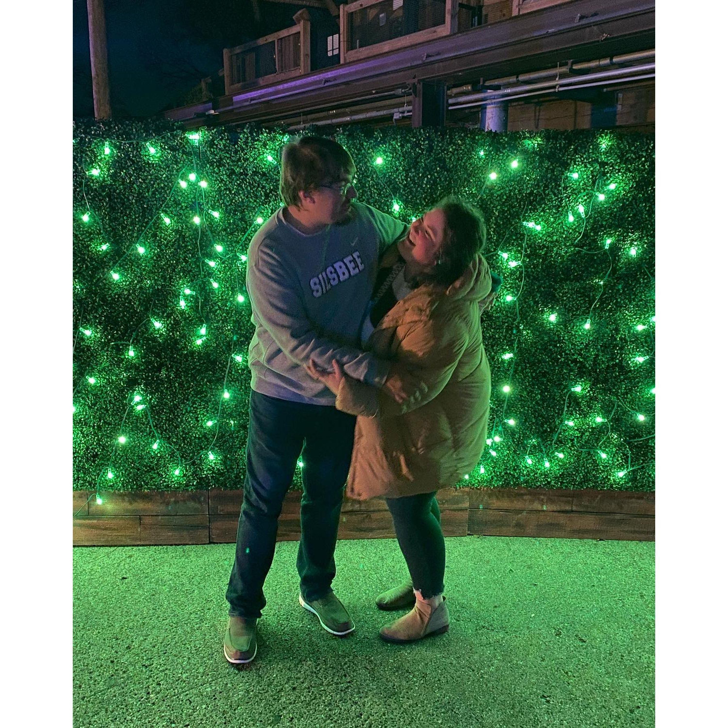 Dallas Zoo Lights for a friend's birthday