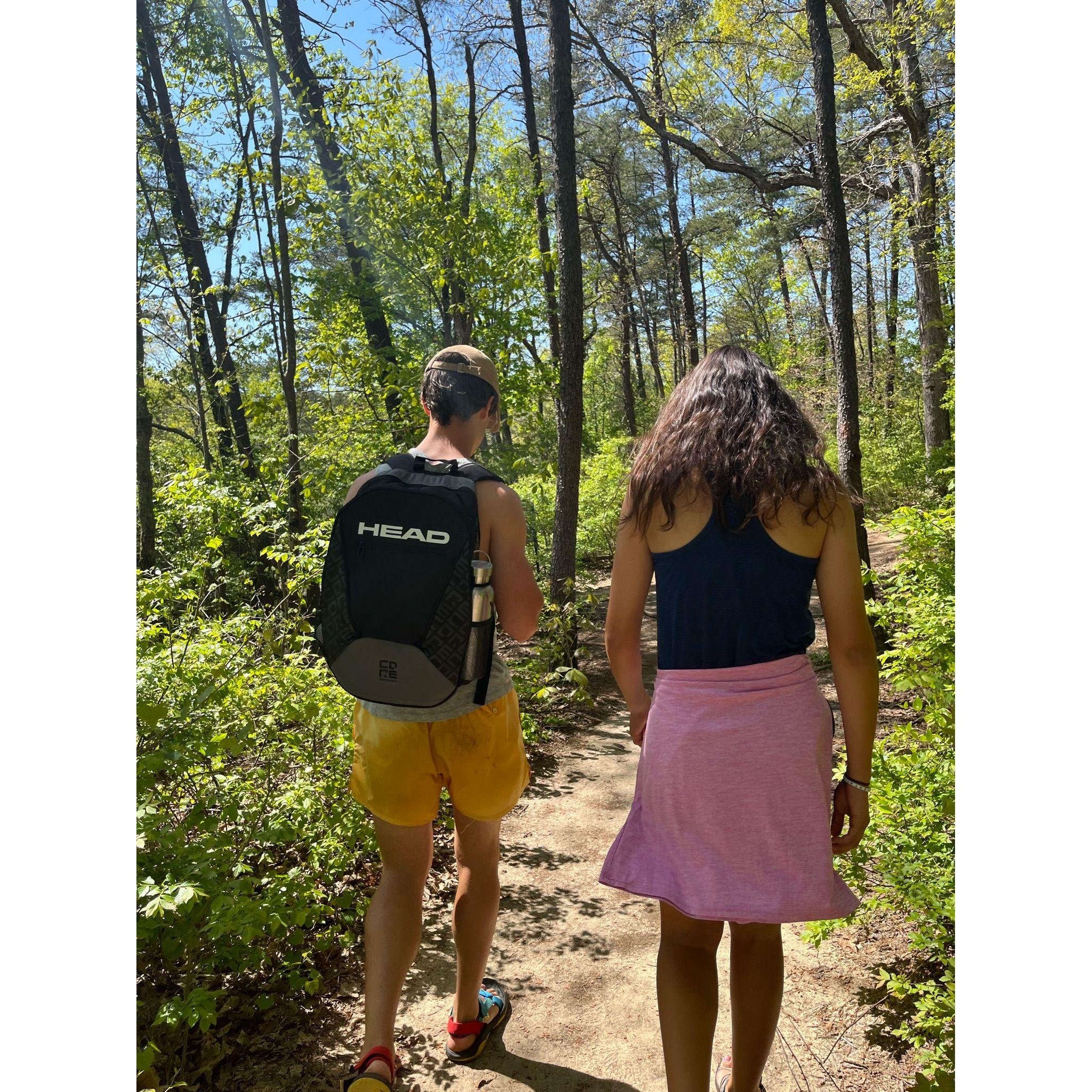 One of many hikes