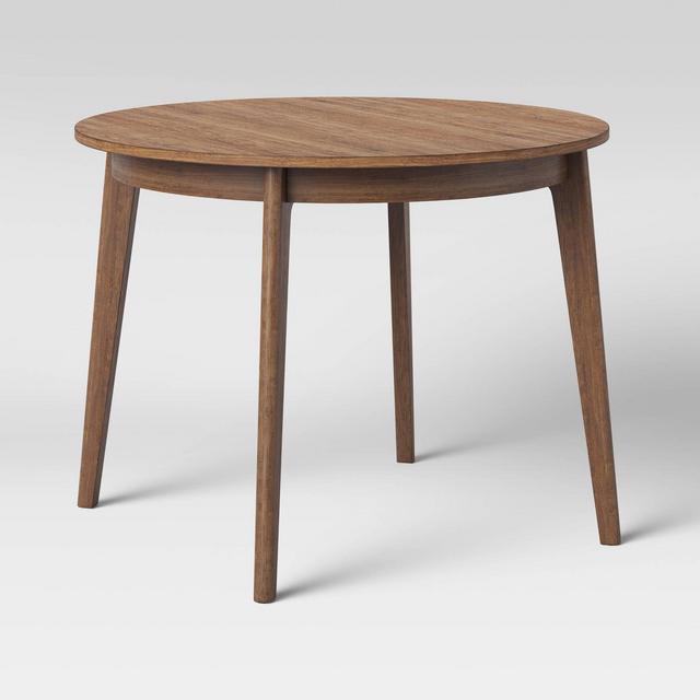 40" Astrid Mid-Century Round Dining Table with Fixed Top Walnut - Project 62™