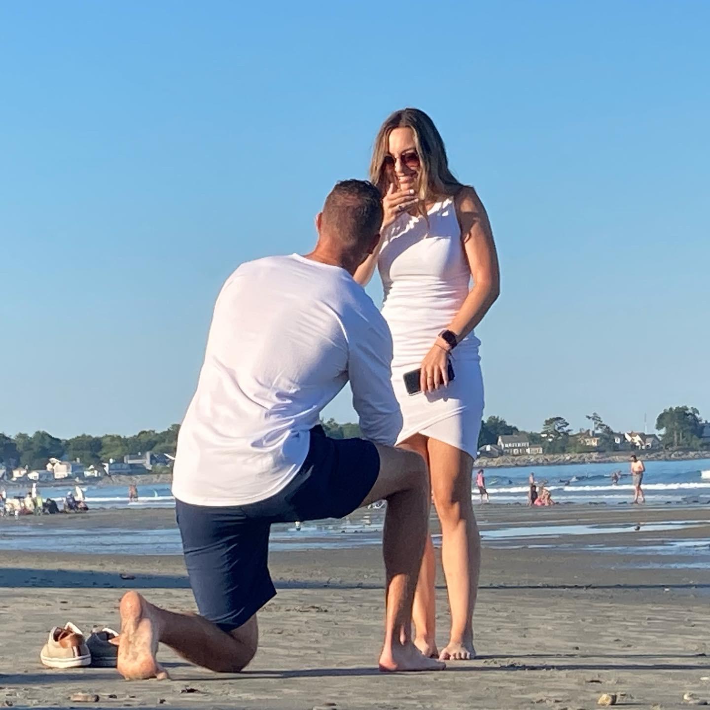 Rye Beach Engagement!