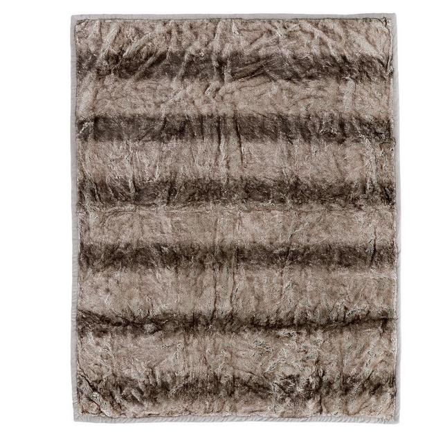 Faux Fur Throws, 50 x 60", Ombre Tipped