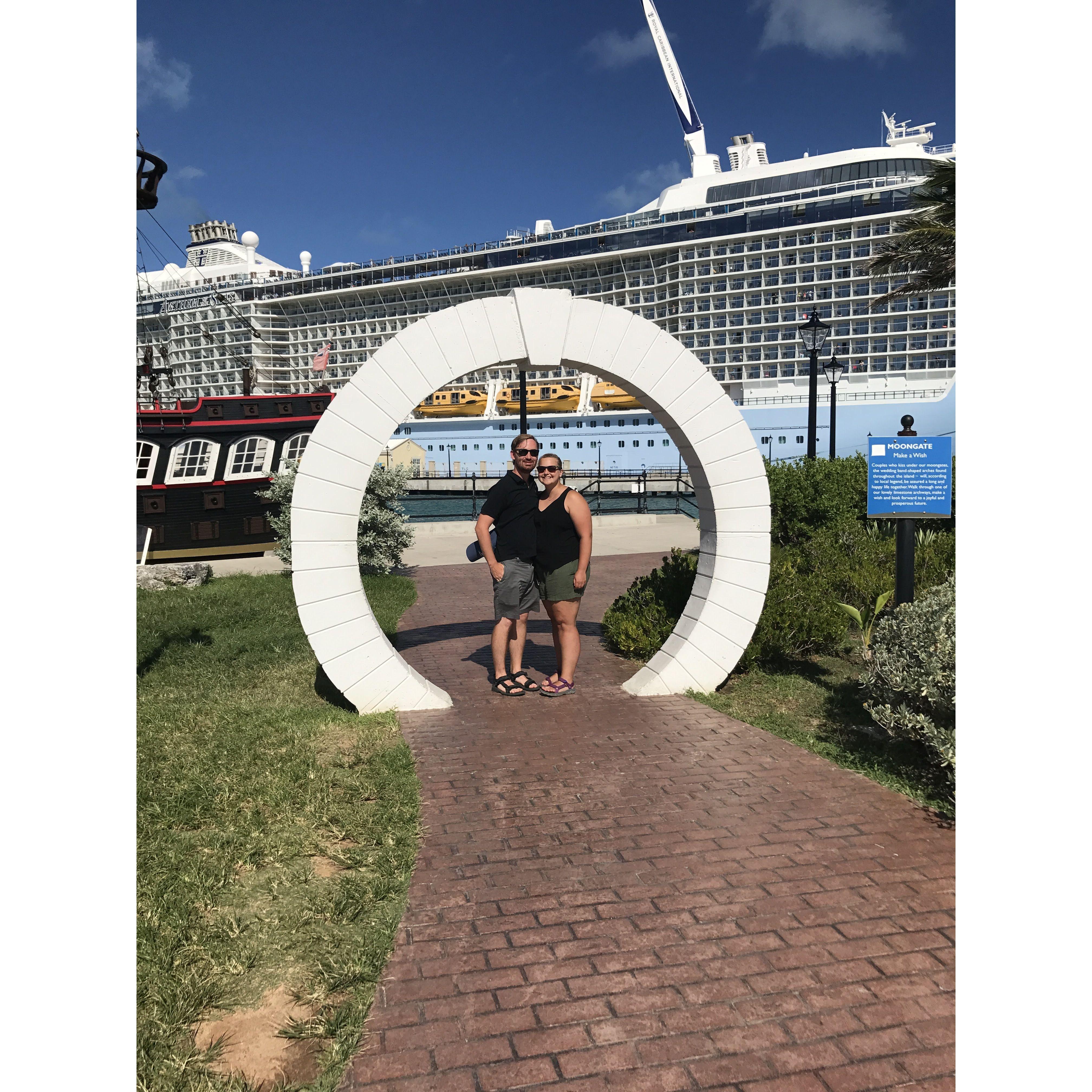 Our first international trip to Bermuda! We stayed on a house boat, and would totally recommend the island. 3 hours from JFK, no customs otw back!