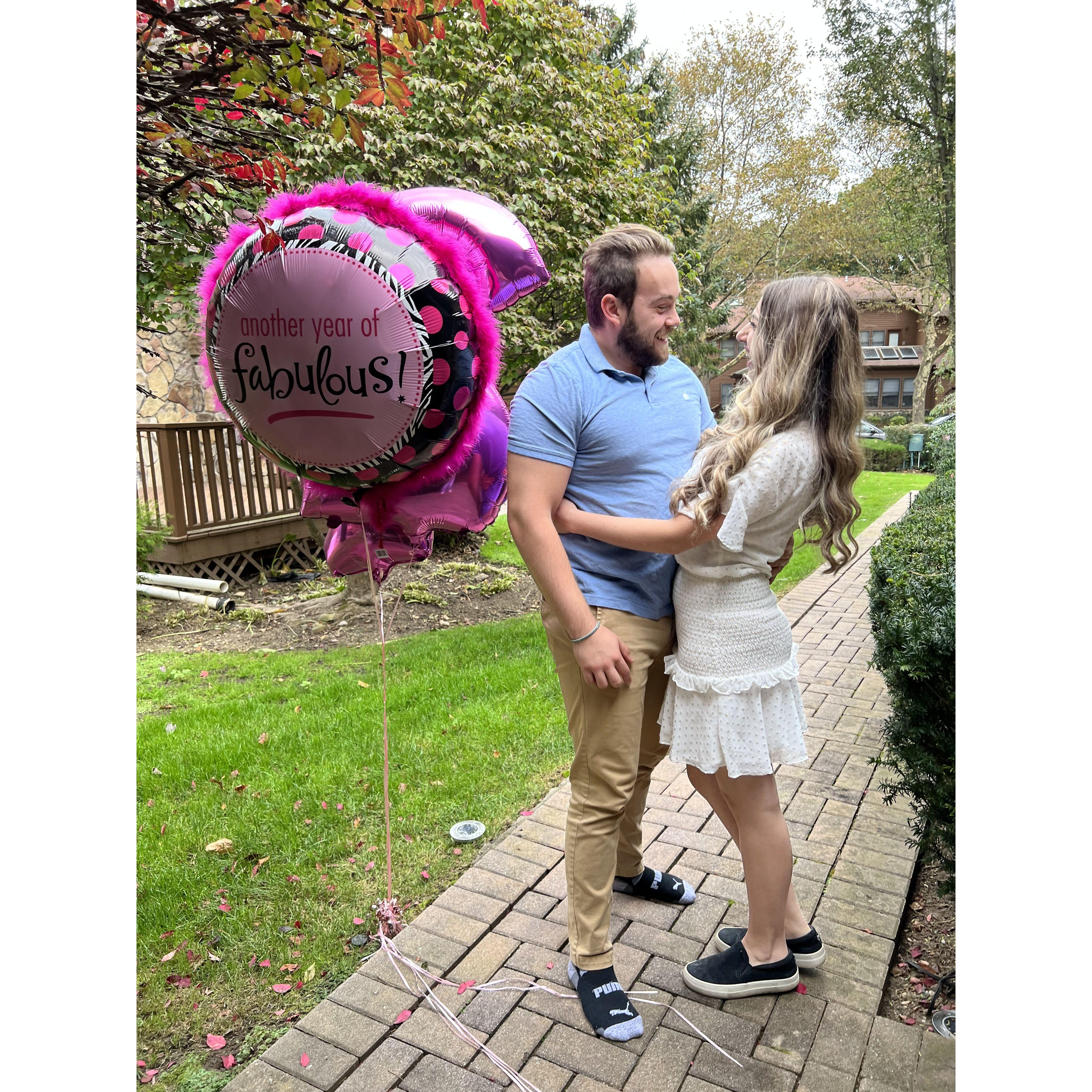 Zoey's 21st birthday, October 2021