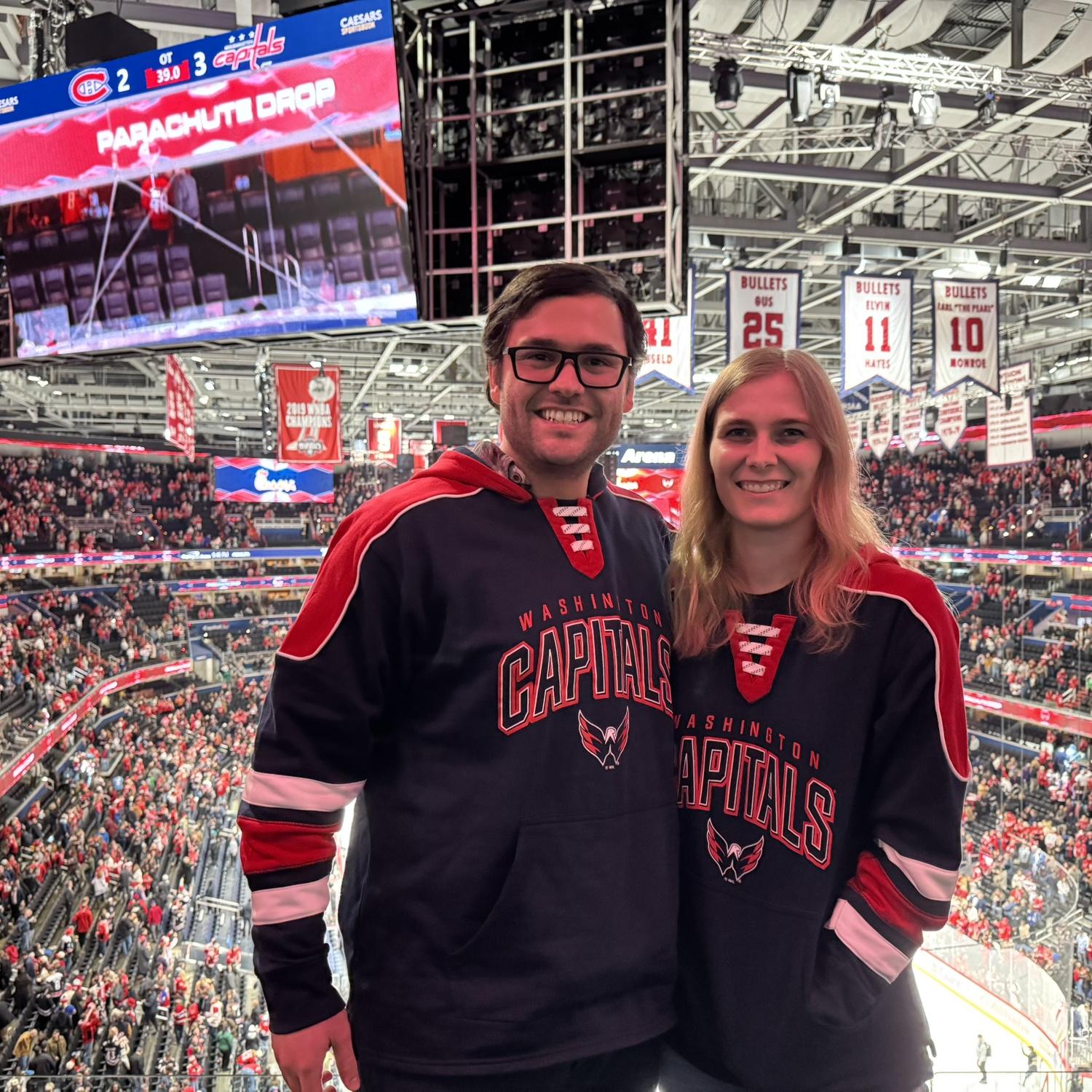Capitals hockey game