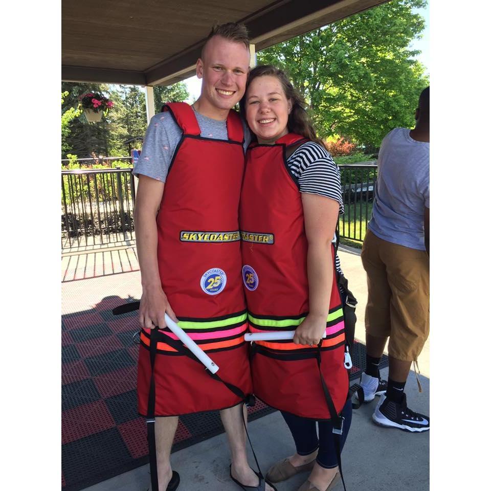 He somehow convinced me to go on the ripcord at Michigan adventures... never again
Memorial Day 2017