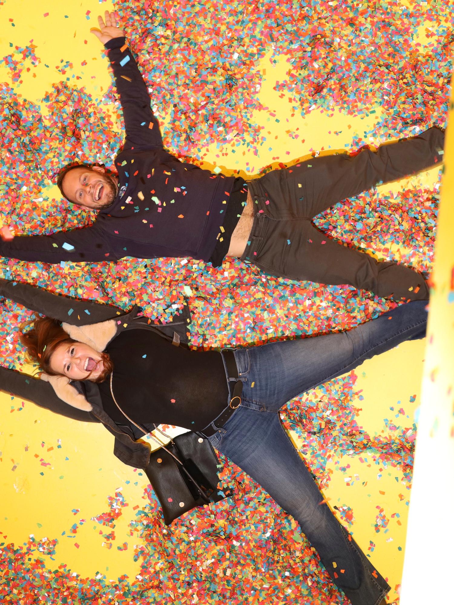 Houston's Color Factory was more fun than we could have imagined with the confetti room being by far our favorite.