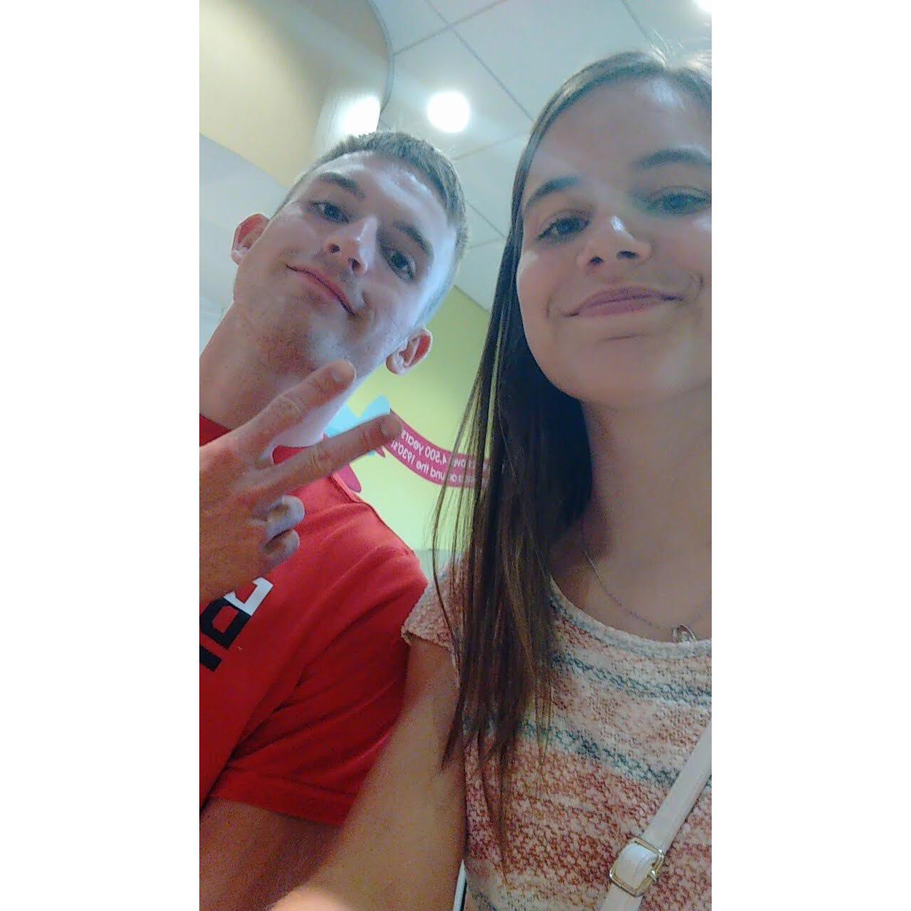 Our very first selfie together :)