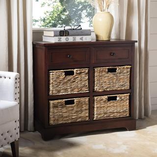 Herman Storage Unit with Wicker Baskets