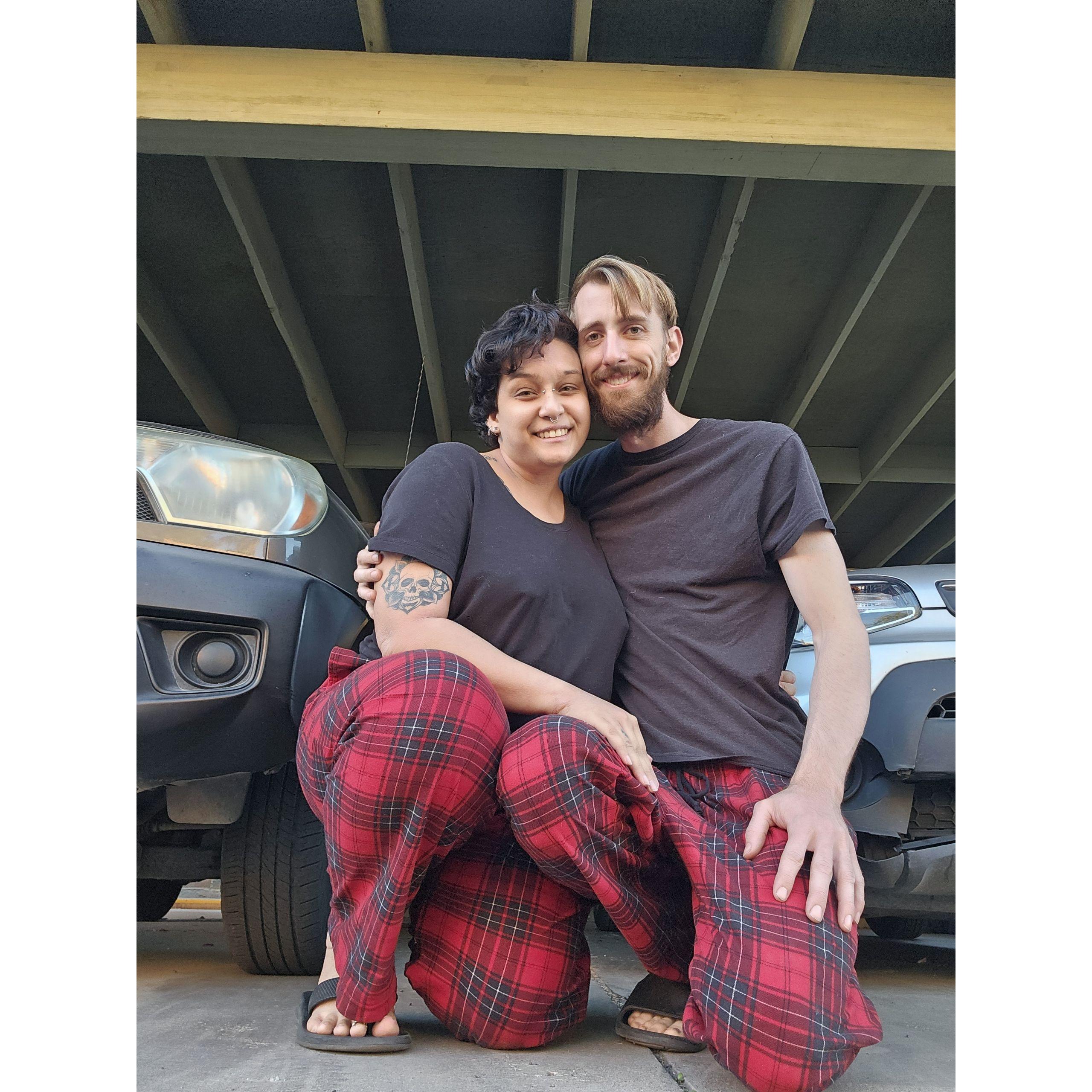 we just look cute matching