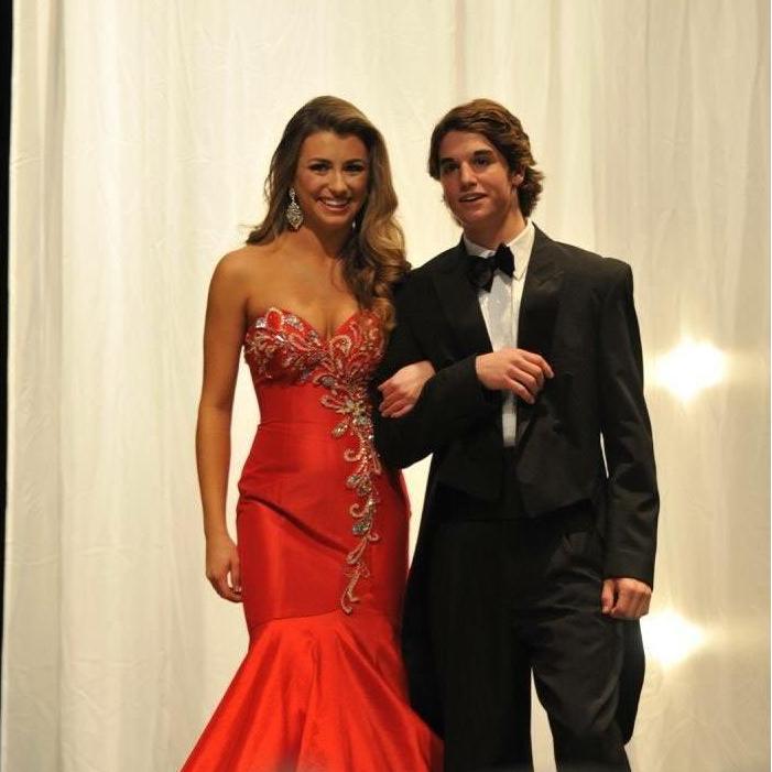 Griffin was my escort for our school pageant "Miss Heritage"