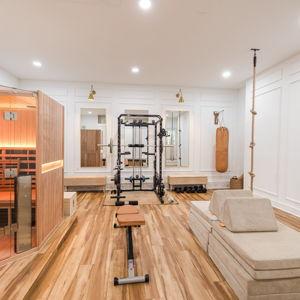 Christian's Future Home Gym (and Sauna)