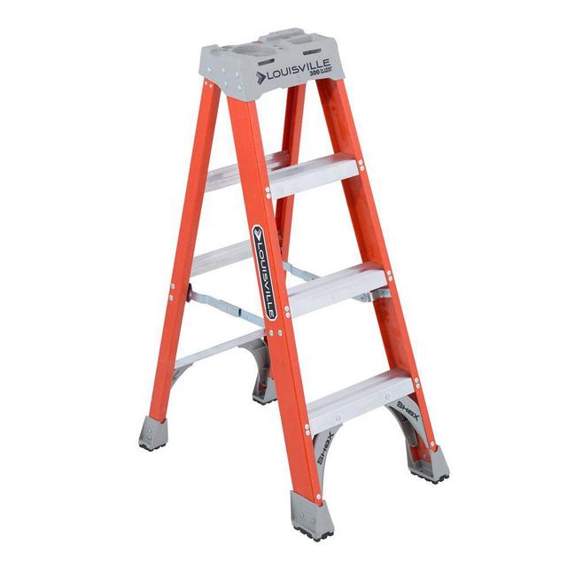 4 ft. Fiberglass Step Ladder with 300 lbs. Load Capacity Type IA Duty Rating