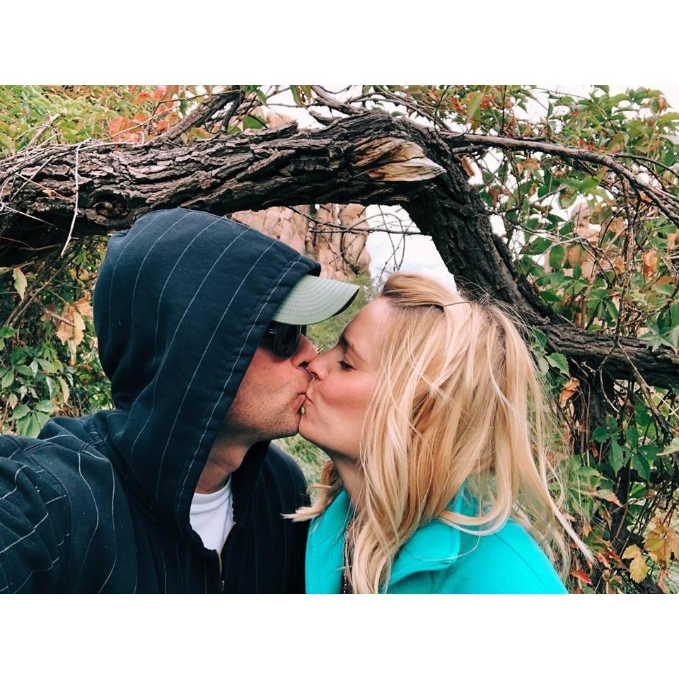 Smooching on our 1 year anniversary! We spent the day hiking 5 miles around Watson Lake in Prescott, AZ.