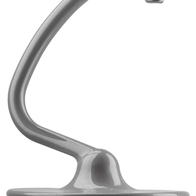 KitchenAid K5THDHS Subtle Silver Coated Dough Hook for KitchenAid 4.5 and 5 Quart Tilt-Head Stand Mixers