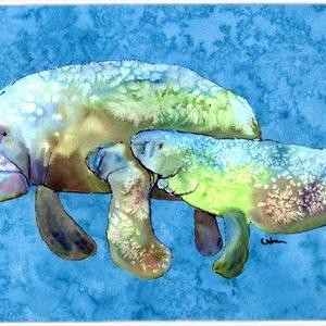 Manatee Kitchen/Bath Mat
